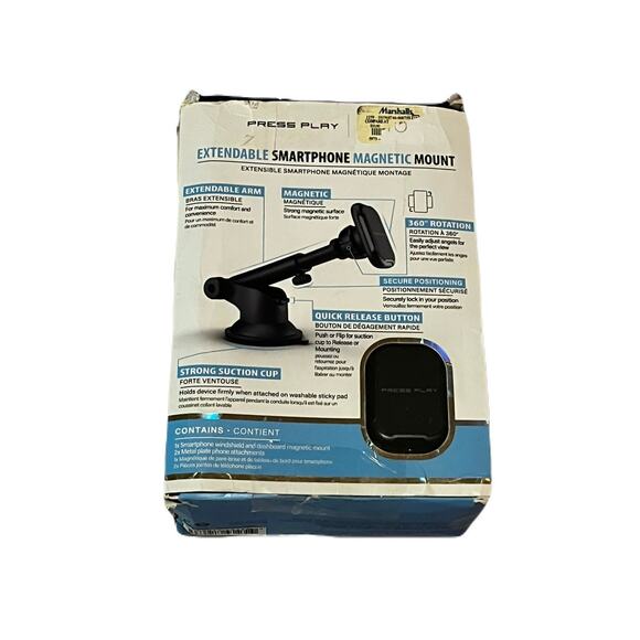 Press Play Extendable Smartphone Magnetic Mount - Picture 2 of 3